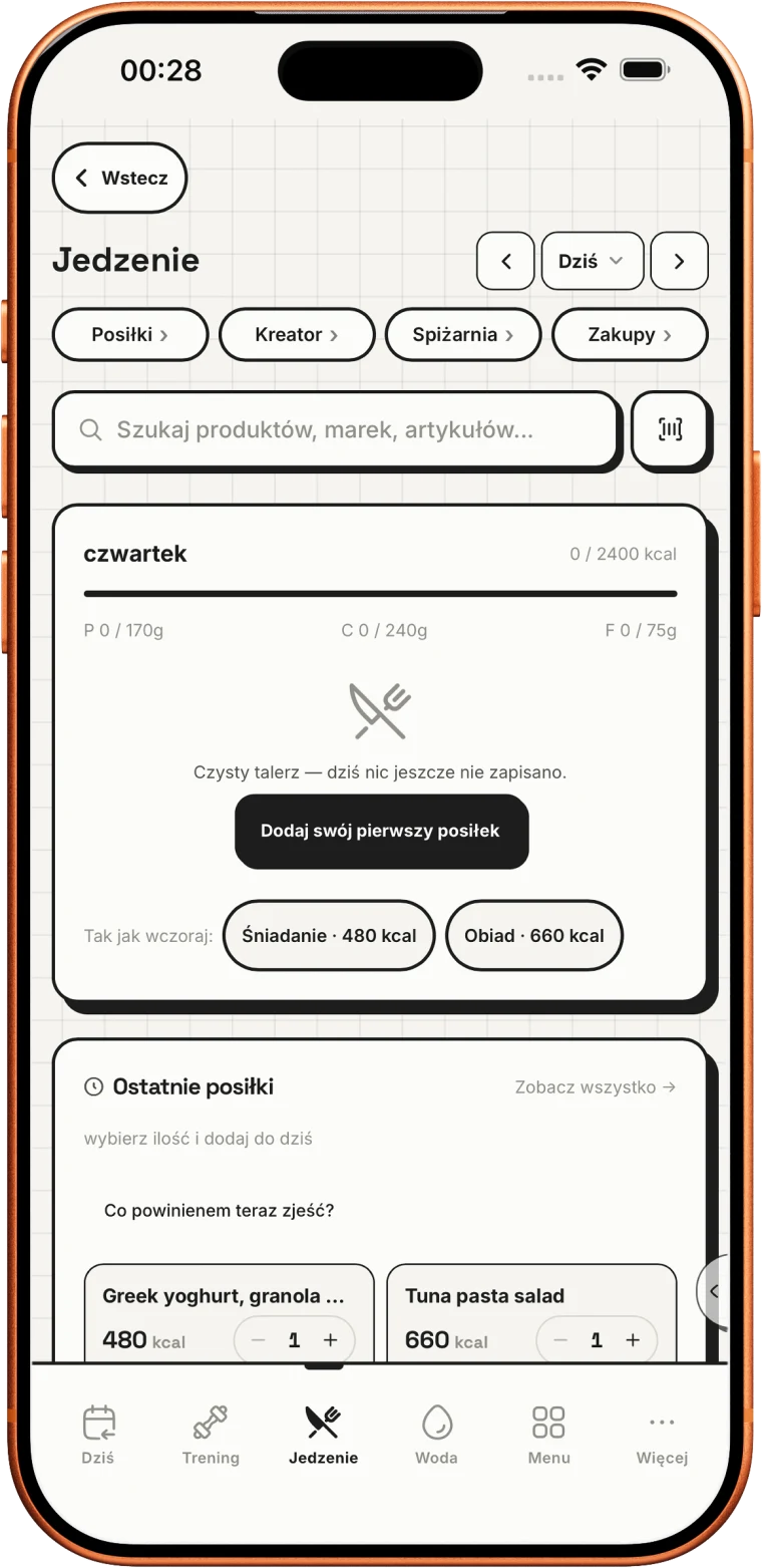 Zapisuj jedzenie w kilka sekund